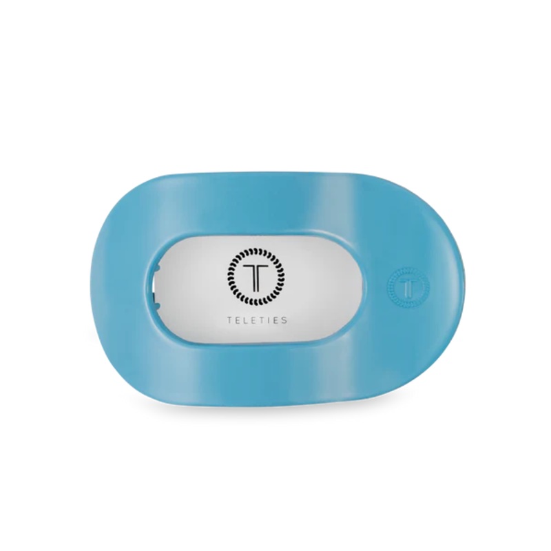 Teleties Flat Round Clips -Summer Sky