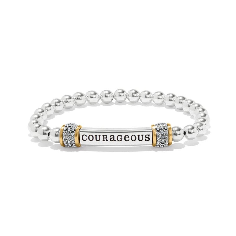 Brighton Courageous Two Tone Stretch Bracelet