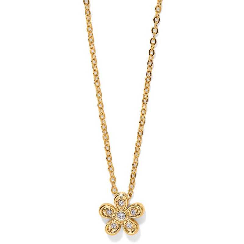 Brighton Enchanting Flower Necklace -Gold