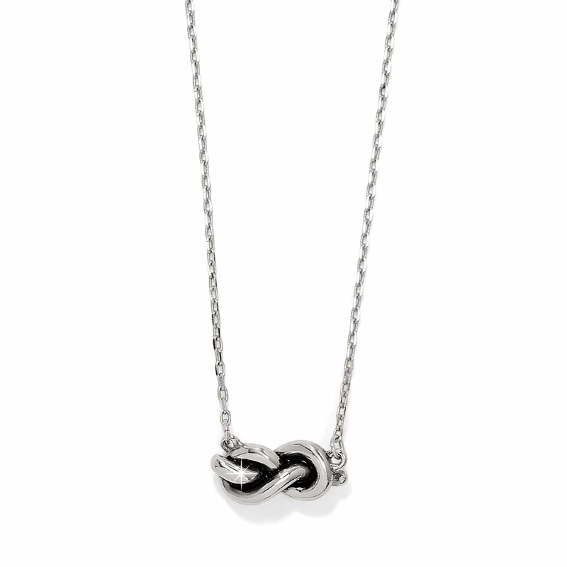Brighton Interlok Single Knot Petite Necklace