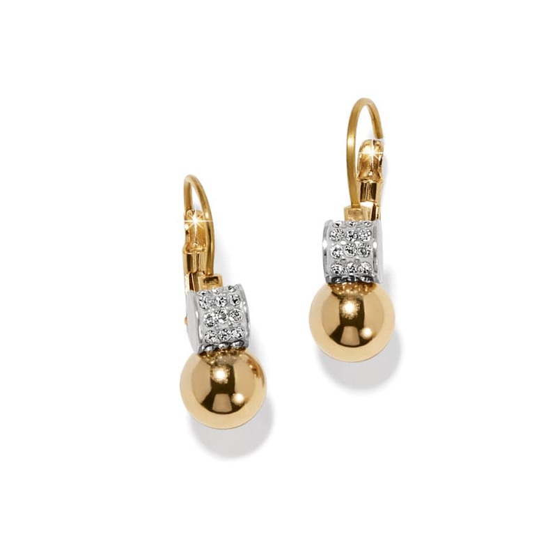 Brighton Meridian Petite Leverback Earrings -Gold