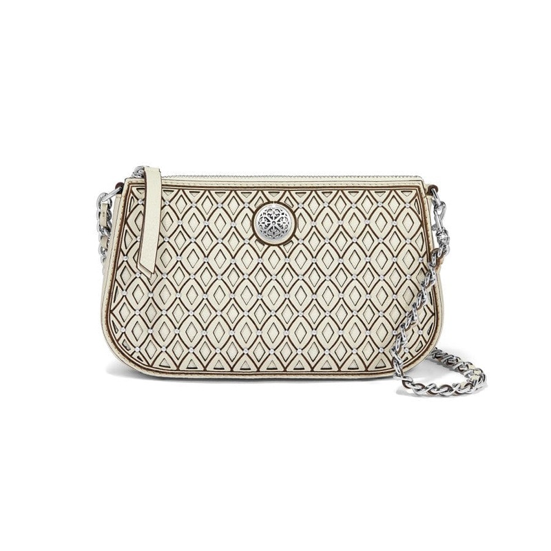 Brighton Sera Mini Cross Body Bag -White