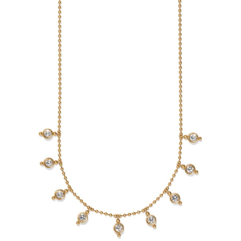 Brighton Twinkle Mod Droplet Reversible Necklace -Gold