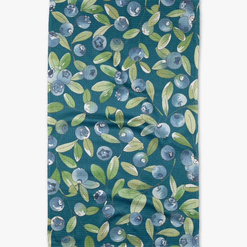 Geometry Blueberry Hill Tea Towel
