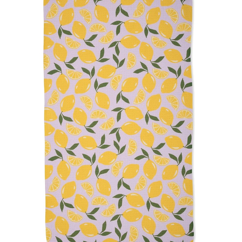 Geometry Sweet Lemon Tea Towel