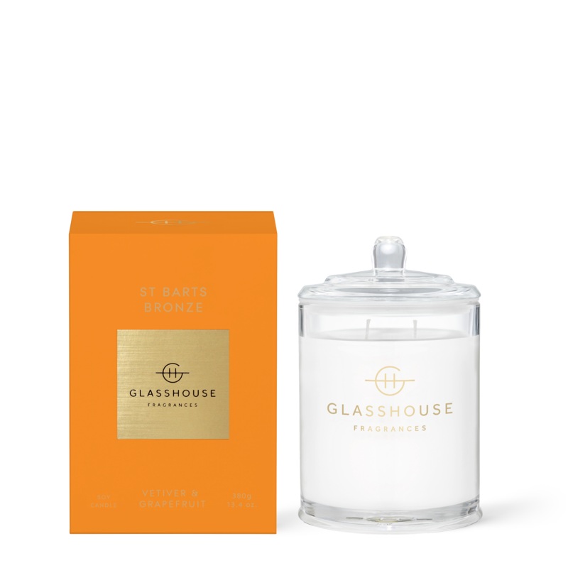 Glasshouse 13.4 oz. Candle -St Barts Bronze