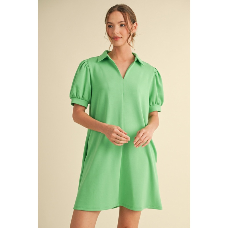 Jod Apple Green Jersey Dress|Sm|Med|Lg