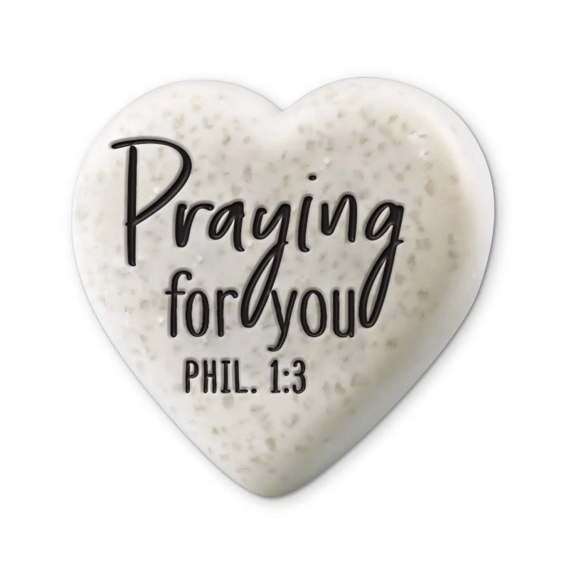 Scripture Heart Stone -Praying for You