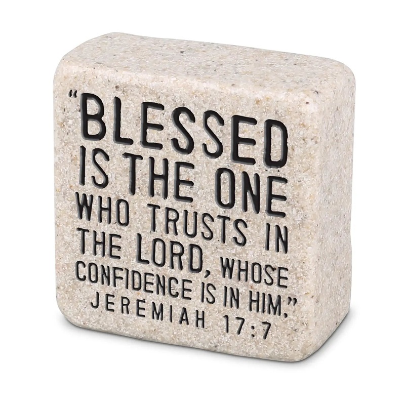 Scripture Stone -Blessed