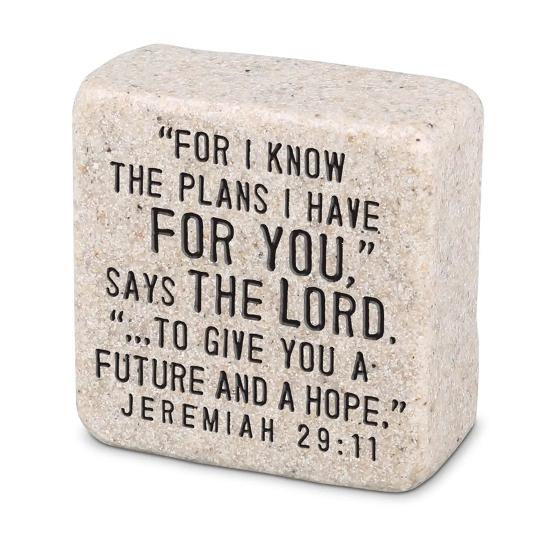 Scripture Stone -His Plans