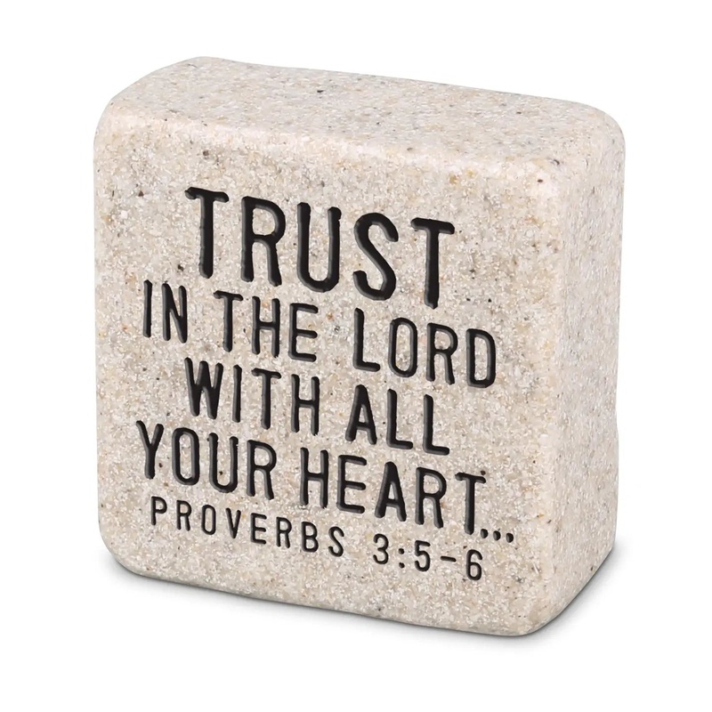 Scripture Stone -Trust