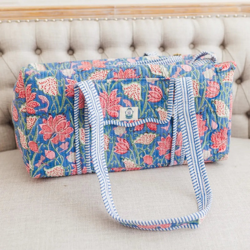 Seascape Quilted Duffle Bag