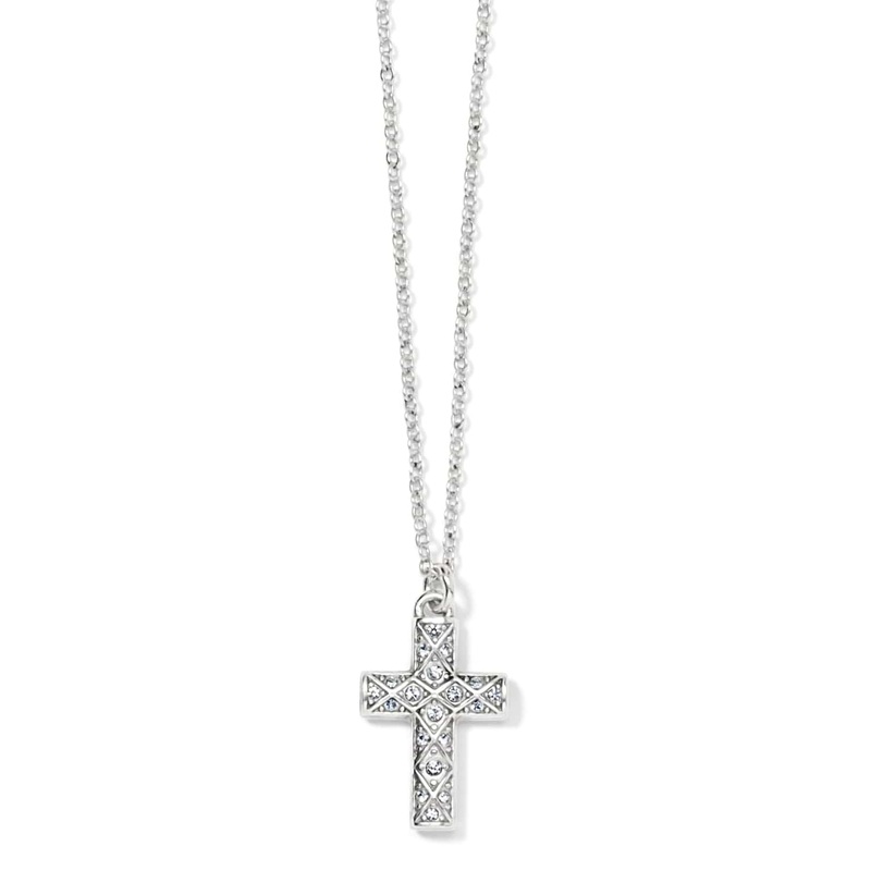 Brighton Diamond Cross Necklace