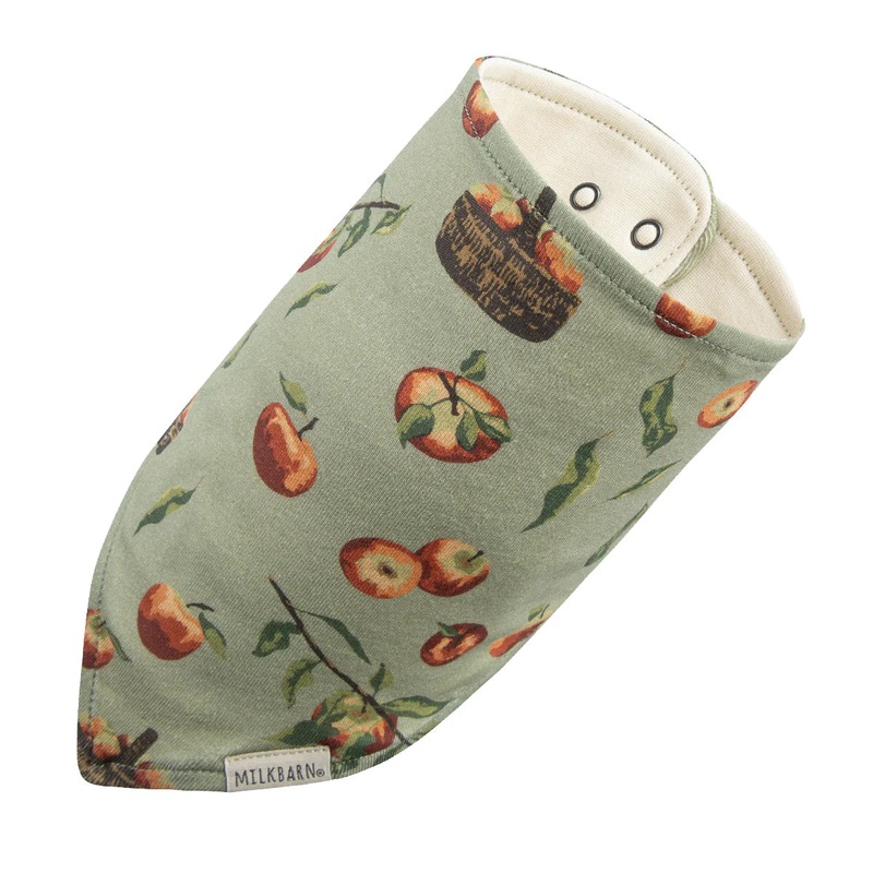 MilkBarn Kerchief Bib -Apple Orchard