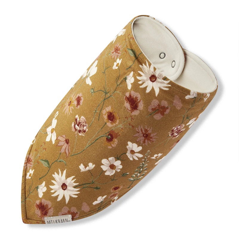 MilkBarn Kerchief Bib -Wildflower