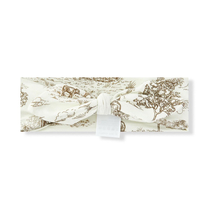 MilkBarn Luxe Headband -Country Toile