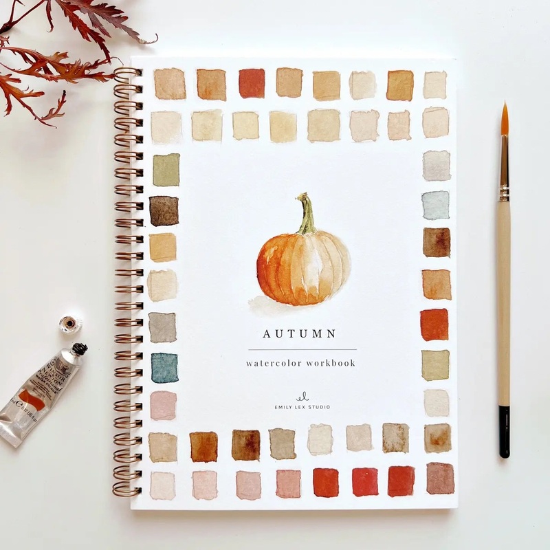 Watercolor Workbook Set -Autumn