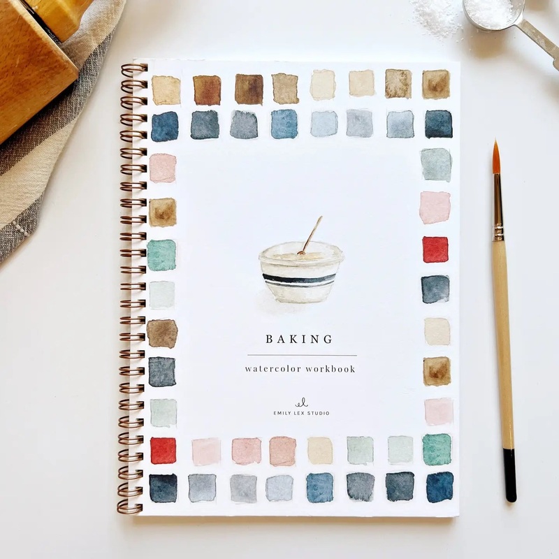 Watercolor Workbook Set -Baking