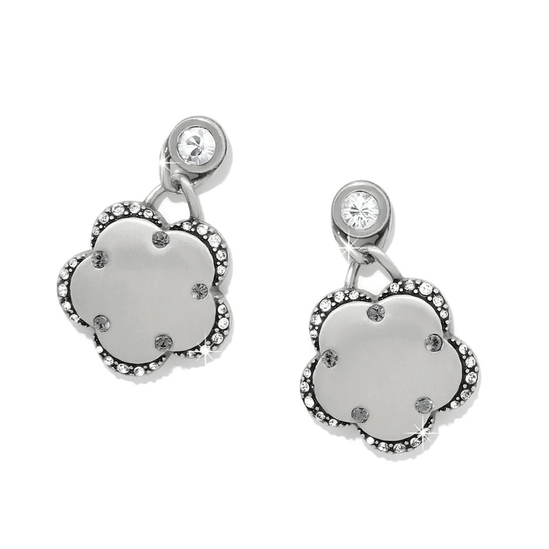 Brighton Gaia Flower Post Drop Earrings