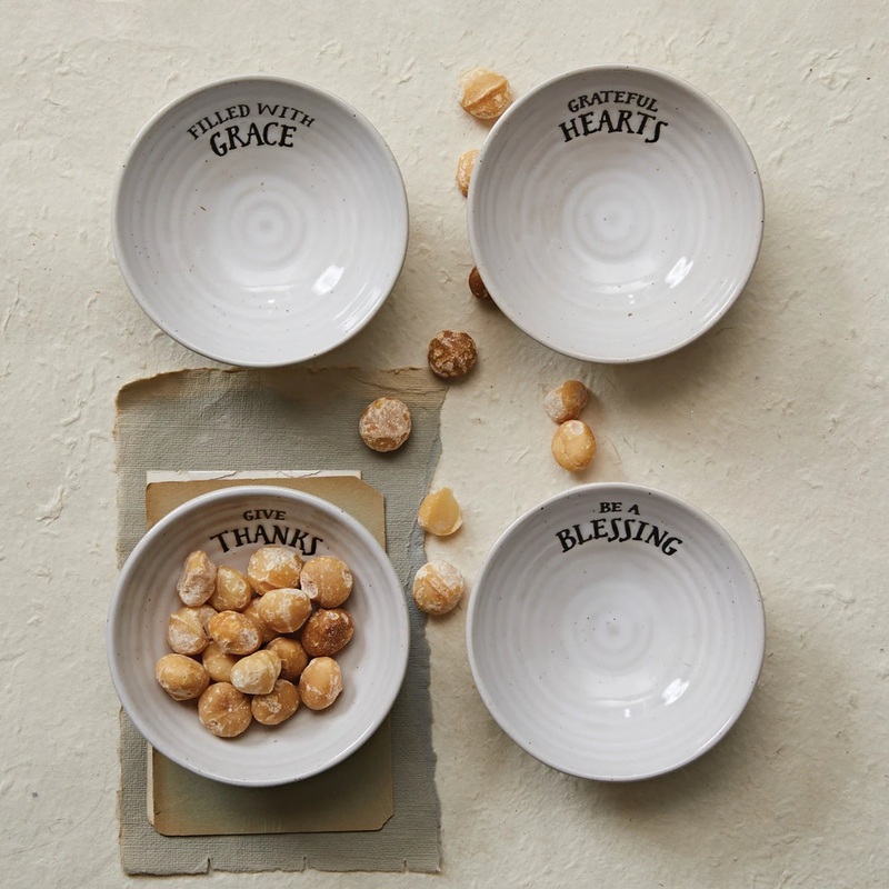 Pumpkin & Spice Stoneware Bowls