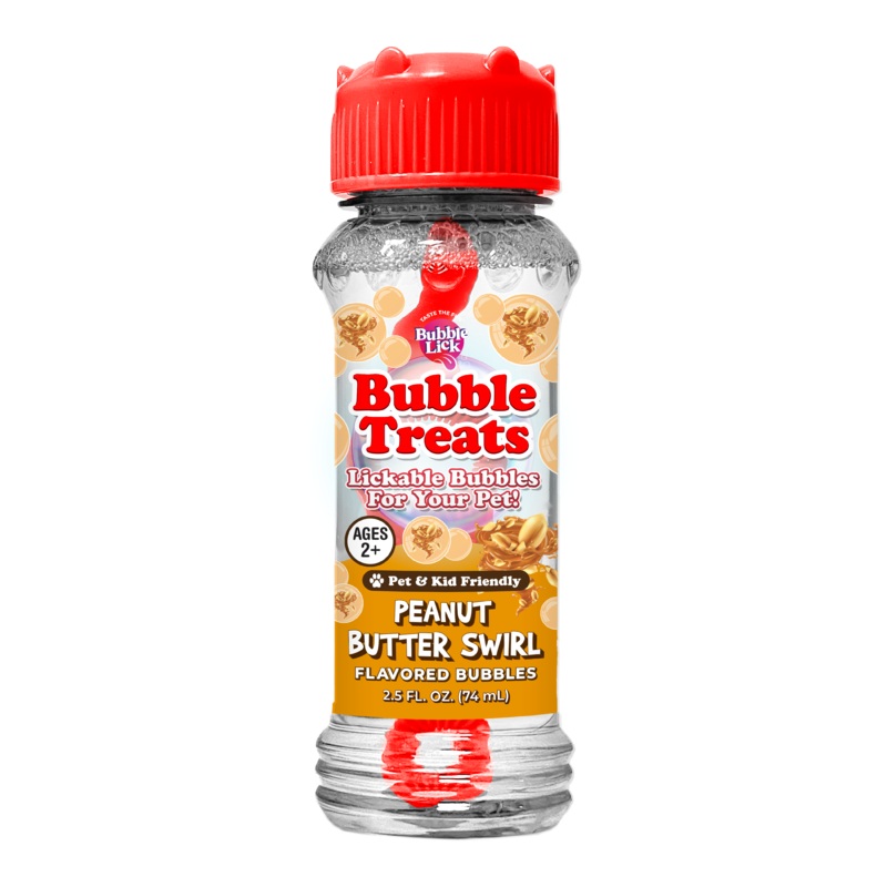 BubbleLick Pets Peanut Butter Swirl