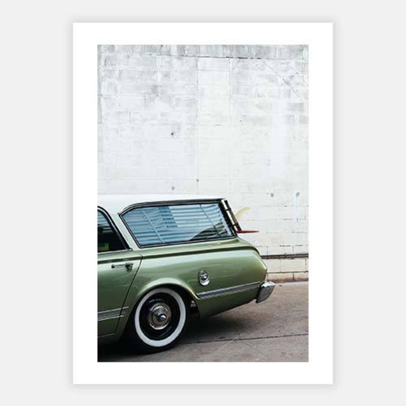 Car One|E – 500 x 760|F – 660 x 1000|G – 850 x 1300|Photographic Paper|Rag Paper|Canvas|None|Black|White|Scandi