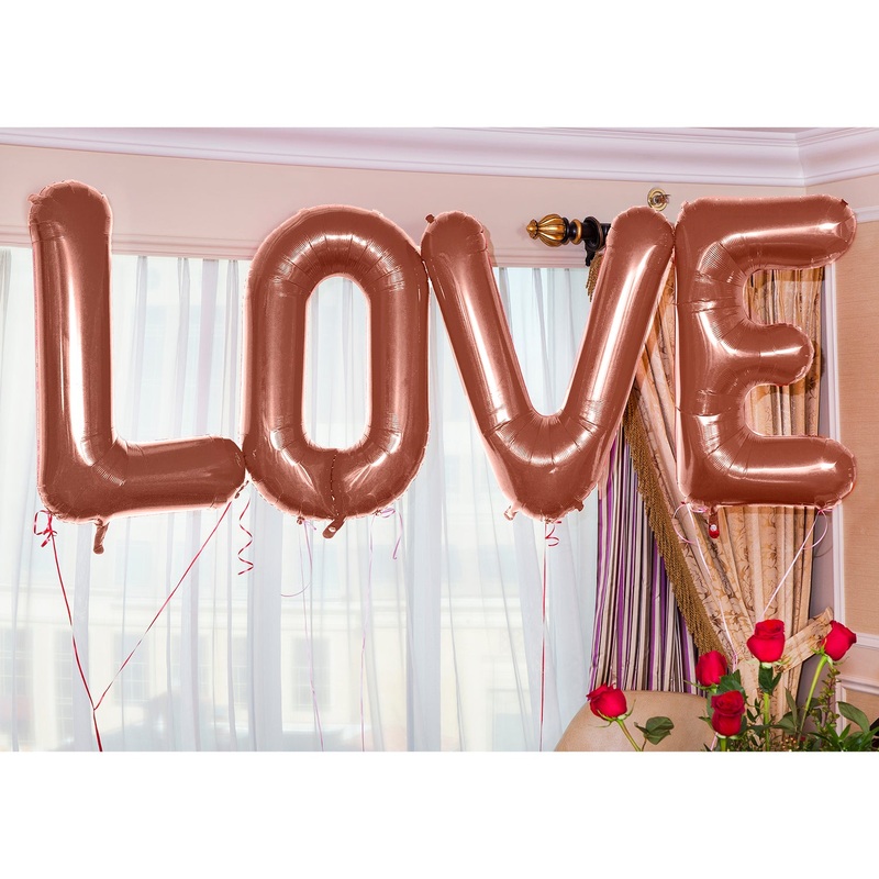 Mylar- LOVE letters|11am – 2pm|2pm – 4pm|4pm – 6pm|Rose Gold (as pictured)|Gold