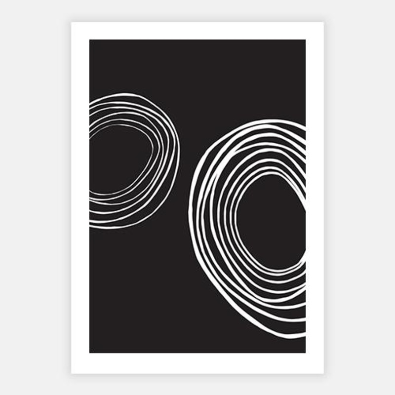 Allium II – Abstract Rings|C – 400 x 500|D – 500 x 600|E – 600 x 760|F – 760 x 1000|G – 1000 x 1300|Matt Photographic Paper|Canvas|None|Black|White|Scandi