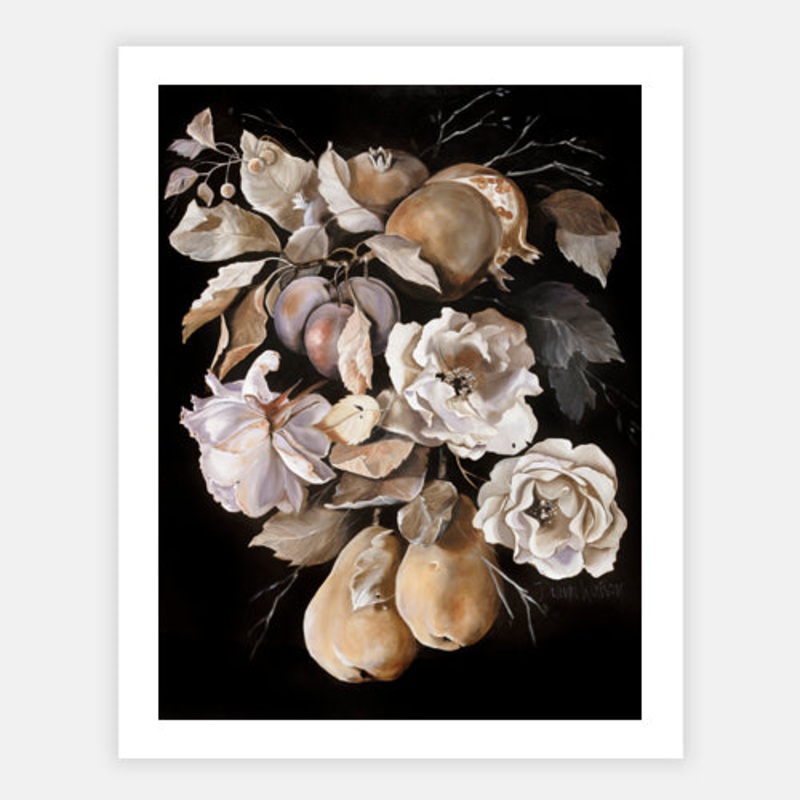 Arborium|792 x 1000|Rag Paper|None|Black Wedge Wood Frame