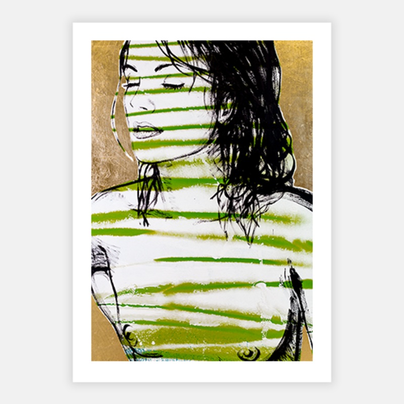 Belinda (Gold Leaf)|F – 800 x 995|Rag Paper|None|White|Black|Scandi