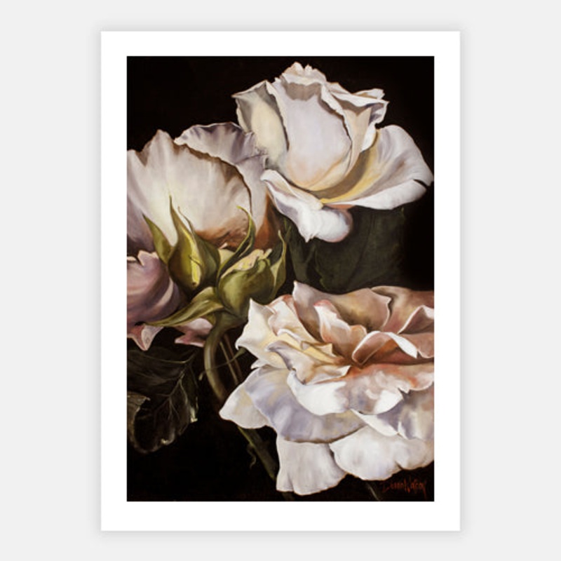 Capri|772 x 1000|Rag Paper|None|Black Wedge Wood Frame