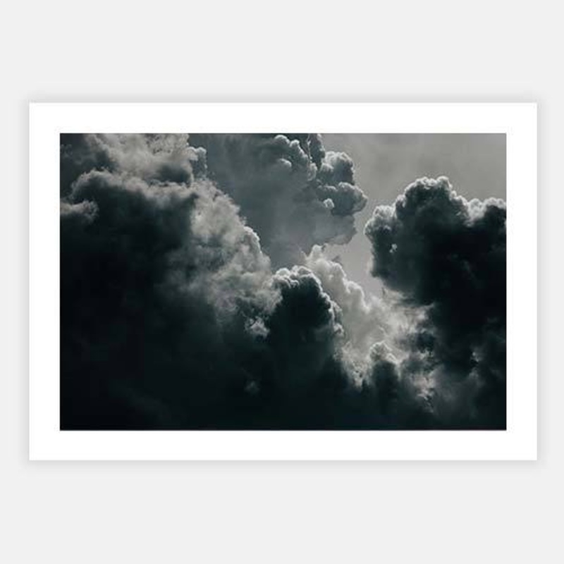 Clouds 1|E – 500 x 760|F – 660 x 1000|G – 850 x 1300|Photographic Paper|Canvas|Rag Paper|None|Black|White|Scandi