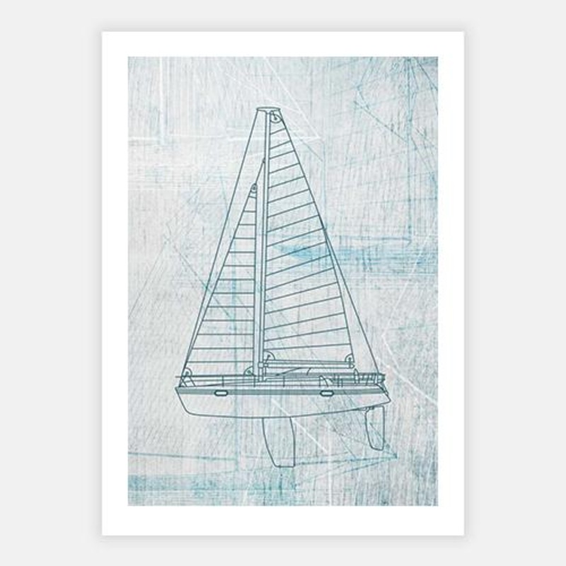 Danielas Sailboat II|C – 400 x 500|D – 500 x 600|E – 600 x 760|Matt Photographic Paper|None|Black|White|Scandi