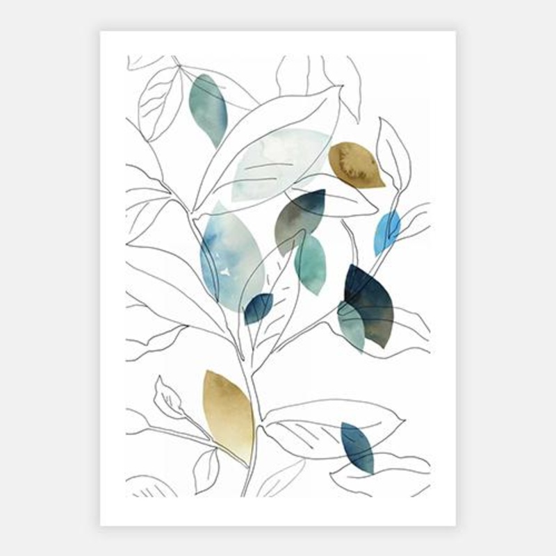 Frond I|C – 400 x 500|D – 500 x 600|E – 600 x 760|F – 760 x 1000|Matt Photographic Paper|None|Black|White|Scandi