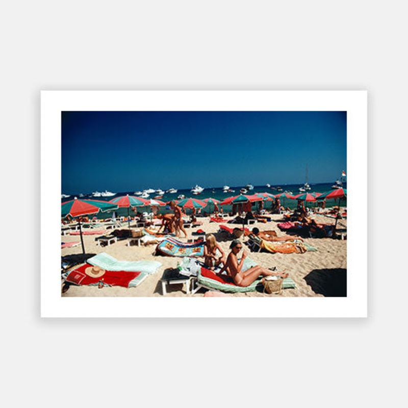 Beach At St. Tropez|C – 320 x 490|D – 390 x 590|E – 490 x 730|F – 640 x 965|G – 965 x 1440|Photographic Paper|Canvas|None|White
