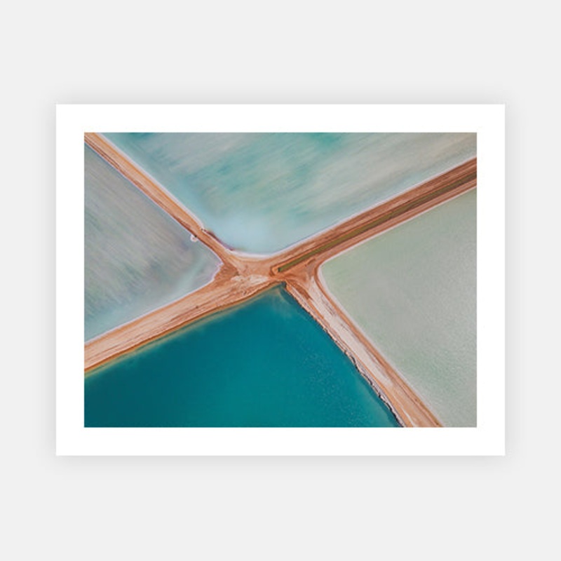 Salt Ponds 2|C – 400 x 500|D – 500 x 600|E – 600 x 760|F – 760 x 1000|G – 1000 x 1300|Matt Photographic Paper|Canvas|None|White|Black|Scandi