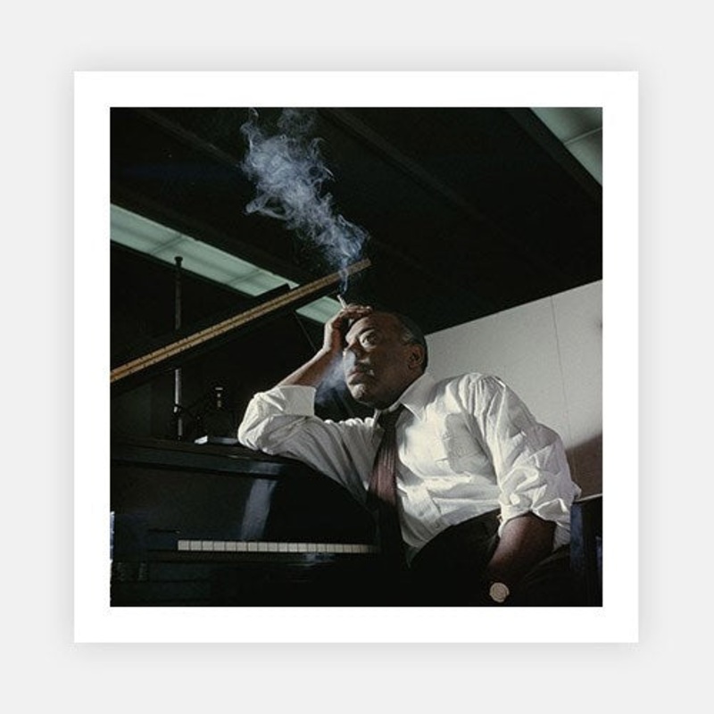Count Basie Jazz Pianist|B – 290 x 290|C – 380 x 380|Photographic Paper|None|White|Black|Scandi