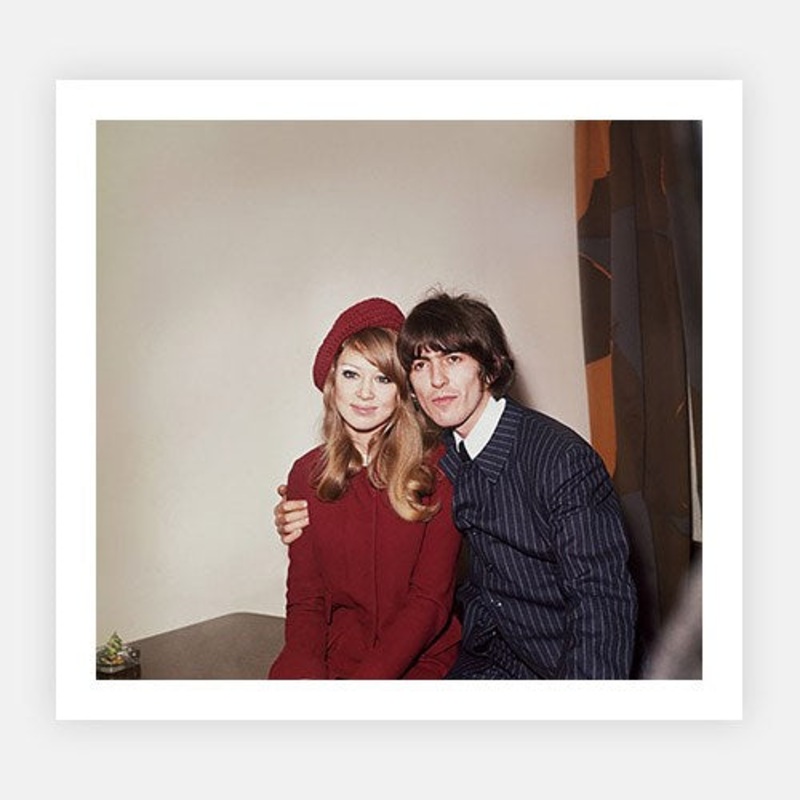 George Harrison & Patti Boyd|B – 290 x 290|C – 380 x 380|Photographic Paper|None|White|Black|Scandi