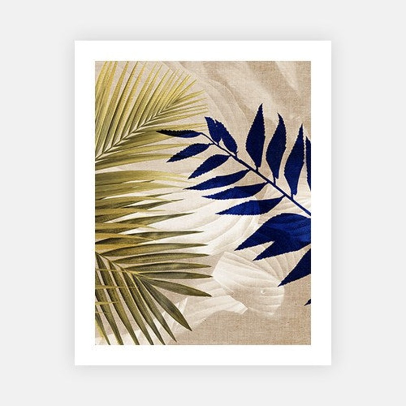 Golden Tropics 1|C – 400 x 500|D – 500 x 600|E – 600 x 760|F – 760 x 1000|G – 1000 x 1300|Matt Photographic Paper|Canvas|None|White|Black|Scandi