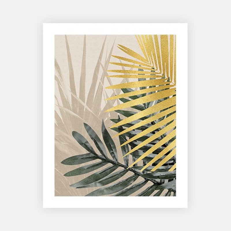 Golden Tropics 2|C – 400 x 500|D – 500 x 600|E – 600 x 760|F – 760 x 1000|G – 1000 x 1300|Matt Photographic Paper|Canvas|None|White|Black|Scandi