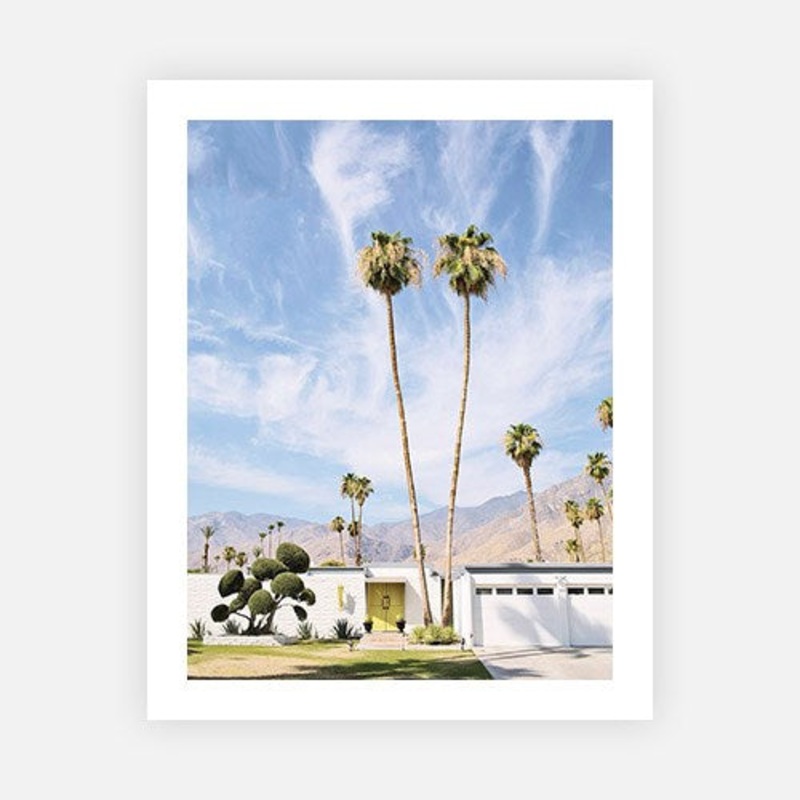 Palm Springs|E – 600 x 760|F – 760 x 1000|G – 1000 x 1300|H – 1400 x 1900|Canvas|Photographic Paper|Rag Paper|None|Black|White|Scandi