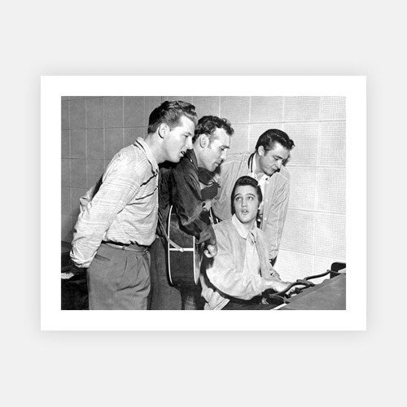 The Million Dollar Quartet|B – 195 x 290|Photographic Paper|None|White|Black|Scandi