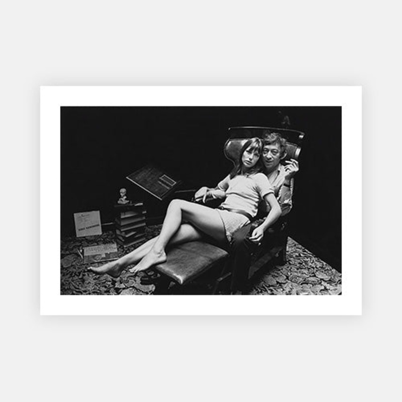 Birkin And Gainsbourg|C – 320 x 490|D – 390 x 590|E – 490 x 730|F – 640 x 965|Photographic Paper|None|White|Black|Scandi