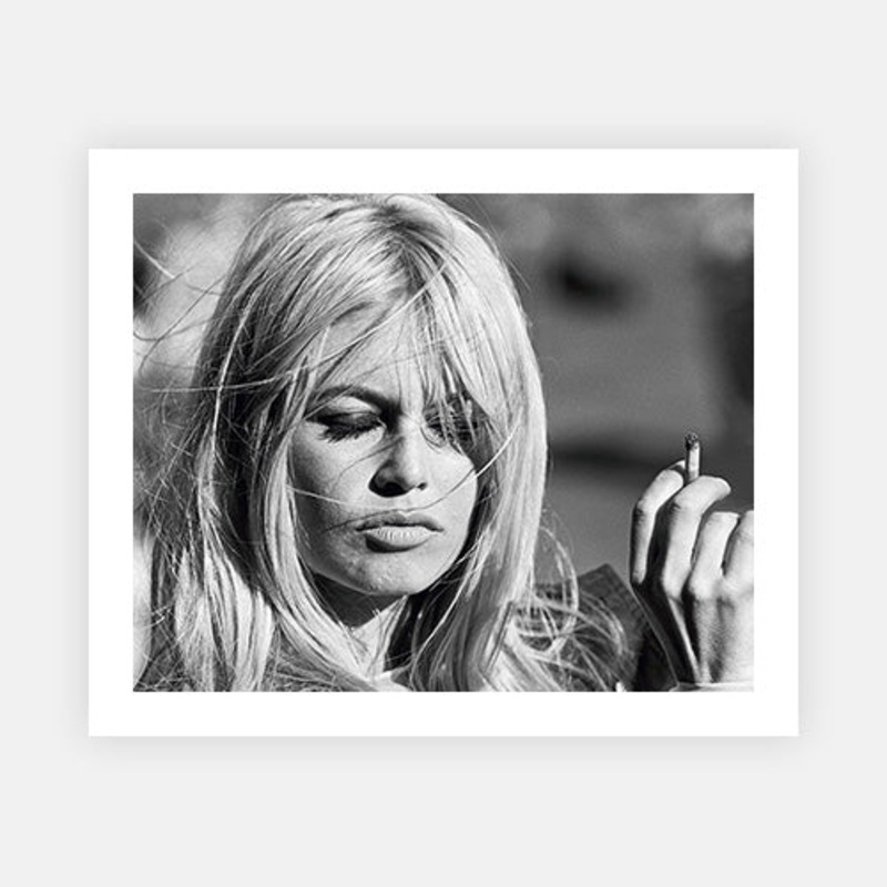 Brigitte Bardot 1|C – 320 x 490|D – 390 x 590|E – 490 x 730|F – 640 x 965|Photographic Paper|None|White|Black|Scandi