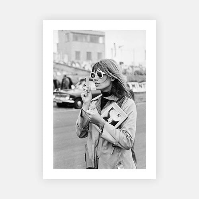 Francoise Hardy 2|C – 320 x 490|D – 390 x 590|E – 490 x 730|F – 640 x 965|Photographic Paper|None|White|Black|Scandi