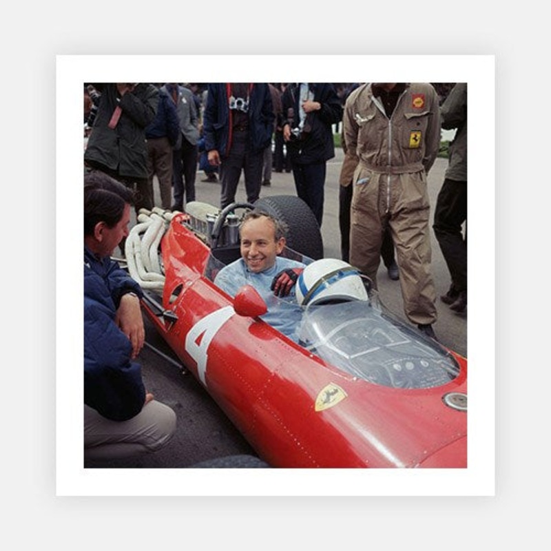 John Surtees Formula 1|B – 290 x 290|C – 380 x 380|Photographic Paper|None|White|Black|Scandi