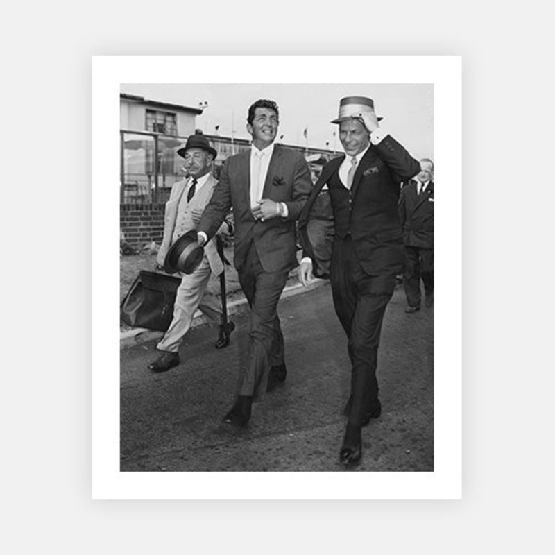 Martin And Sinatra|C – 320 x 490|D – 390 x 590|E – 490 x 730|F – 640 x 965|G – 965 x 1440|Photographic Paper|None|White|Black|Scandi