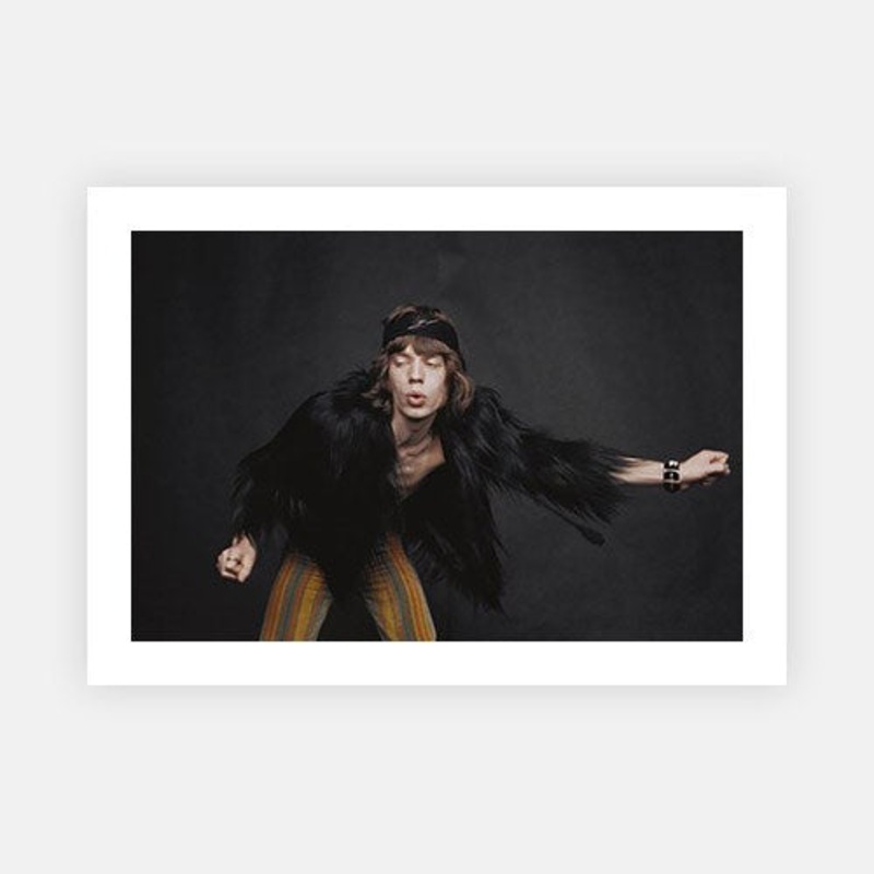 Mick Jagger|B – 195 x 290|Photographic Paper|None|White|Black|Scandi