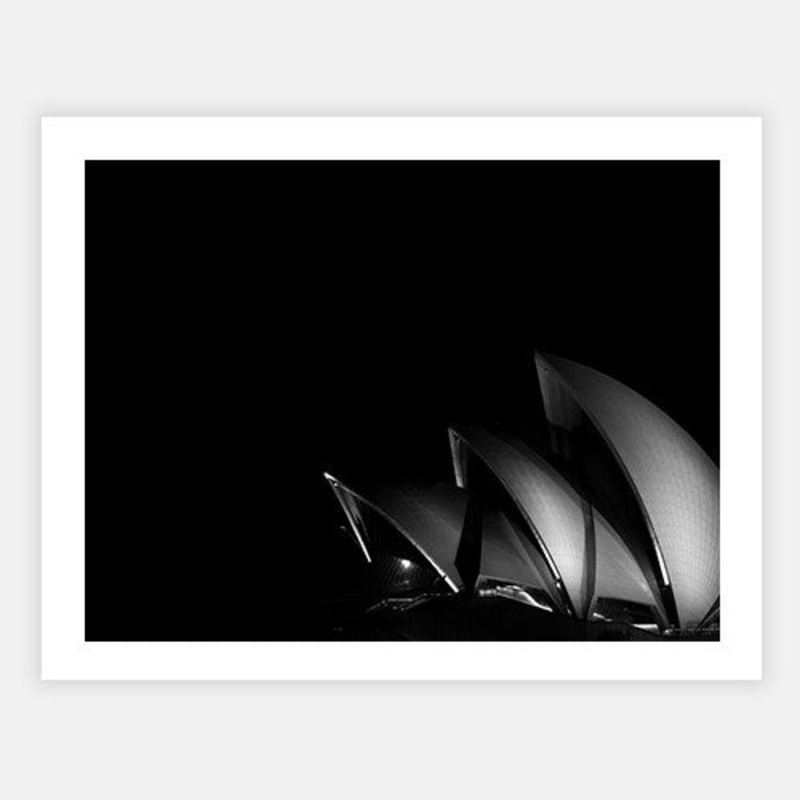 Opera-House-at-Night|E – 500 x 760|F – 660 x 1000|G – 850 x 1300|Photographic Paper|Rag Paper|Canvas|None|White|Black|Scandi
