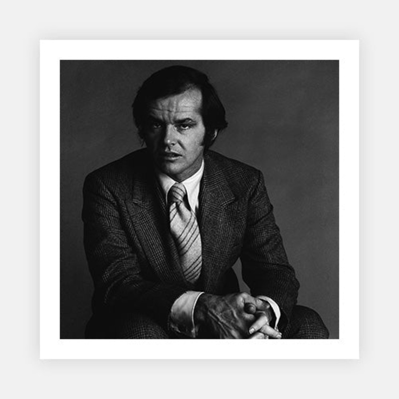 Portrait of Jack Nicholson|B – 290 x 290|C – 380 x 380|D – 490 x 490|Photographic Paper|None|White|Black|Scandi